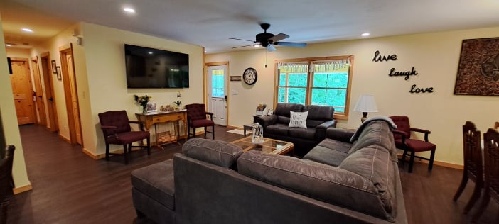 Seating in the living room